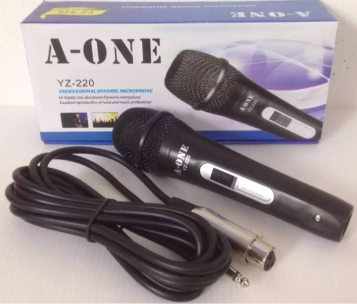 A-ONE ไมโครโฟน ไมค์สาย รุ่น YZ-220