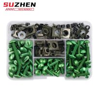 ✕ 195PCS CNC Screws Fairing Bolt Nut Kit For Kawasaki Z1000 Z250 Z400 Z650 Ninja 250R 300 500 650 ZX10R ZX14R 6R 7R 9R Z750 Z1000