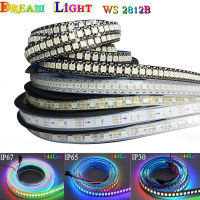 DC 5V RGB WS2812B 1 2 3 4 5m Individually Addressable Led Strip 2812Smart Pixels Led Light Black White PCB Waterproof IP306567