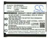 แบตเตอรี่อะไหล่ สำหรับ MDR-1000X, MDR-1ABT, MDR-1ADAC, MDR-1RNC, MDR-1RNCMK2, PHA-1, PHA-1A, PHA-1AEU, SRS-BTS50, WH-1000XM2