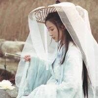 COD tjjs079 古装汉服斗笠帽子古风女侠客遮脸防晒面纱cosplay帷帽幕篱帽cxbthe5256888.my76