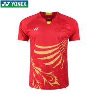 （ALL IN STOCK 2023）  Yonex new badminton clothing mens short-sleeved sportswear womens short-sleeved table tennis running shirt