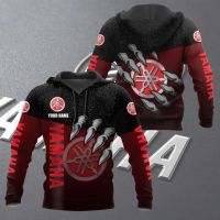 （ALL IN STOCK XZX）  Yamaha Hoodie 3D "Teem Racing" All Over Printed For Gift Hot Trend 66667  (Free customized name logo for private chat, can be changed with or without zipper)