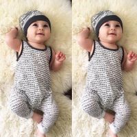 Newborn Infant Kids Baby Boy Girl Cotton Romper Jumpsuit Bodysuit Clothes