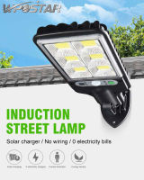 เซนเซอร์แสงอาทิตย์ Wall Light COB กันน้ำมนุษย์เหนี่ยวนำไฟถนนสวนลานภายนอก Street Light