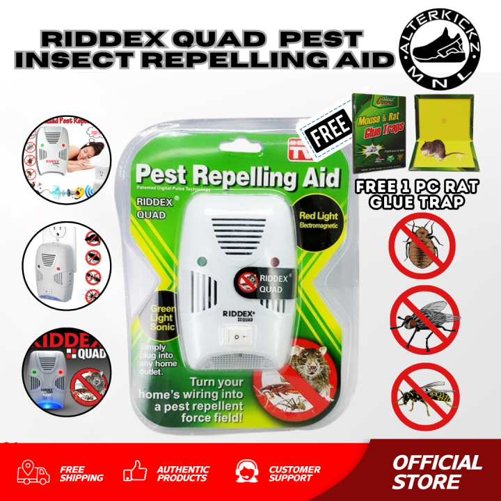 ORIGINAL RIDDEX QUAD PEST CONTROL , PEST REPELLERS SONIC , ULTRASONIC ...