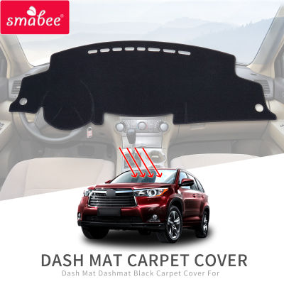 Smabee Car Dashboard Pad Cover for Toyota Kluger Highlander 2008 - 2013 Anti-Slip Dash Mat Dashmat Car Accessories
