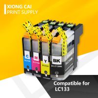 ที่รองรับตลับหมึกเครื่องพิมพ์4ชิ้นสำหรับ MFC-J245 LC133 Brother LC133XL J475DW J650DW J870DW DCP-J152W J172W J552DW J752DW เครื่องพิมพ์