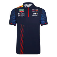 F1 ชุดทีม T เสื้อ 2023 สินค้าใหม่ Red Bull ขี่เสื้อแขนสั้น POLO เสื้อผู้ชายแห้งเร็วชุดรถทำงานฤดูร้อน