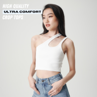 Serena Crop-Top - White (READY-TO-SHIP)