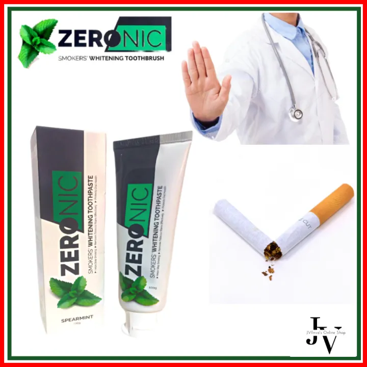 ORIGINAL ZERONIC WHITENING TOOTHPASTE STOP SMOKING Lazada PH