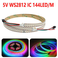 DC 5V LED Strip Light 144 ledsM Full Color Light Smart RGB Light Strip BlackWhite FPCB IP3067 WS2812B Waterproof