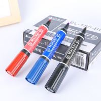 ปากกามาร์คเกอร์แบบลบไม่ได้ ปากกาเคมี Permanent มี 2หัว ปลายแหลม 3.5 มม. และ 5 มม. เขียนซีดี แก้ว พลาสติก กระจก กระดาษ เสื้อผ้า  สีดำ แดง น้ำเงิน