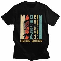 Stylish Mens Retro Made In 1981 Limited Edition Tee T Birthday Camisas Tshirt For