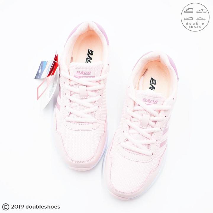 baoji-รองเท้าผ้าใบหญิง-รองเท้าวิ่ง-รุ่น-bjw535-สีชมพู-ไซส์-37-41