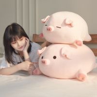 [COD] Pig doll cute plush toy piglet bed super soft birthday gift girl clip leg