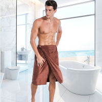 Man Wearable Magic Mircofiber Bath Towel With Pocket Soft Swimming Beach Bath Towel Bathroom Accessories