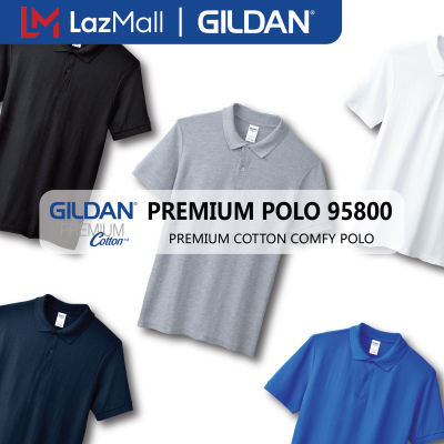 Gildan Limited Premium Polo 95800 200Gsm Poly-Cotton Polo Tee Unisex Best Polo Men Adult Plain High Quality Polo Tee Navy/Black/White/Sport Grey 95800 S-M-L-4Xl