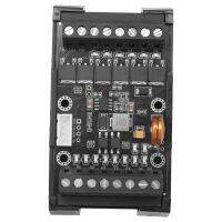 FX1N-14MT PLC Industrial Control Board Replacement Spare Parts Accessories Case+USB-TTL Cable PLC Module Analog Input/Output with Guide Rail