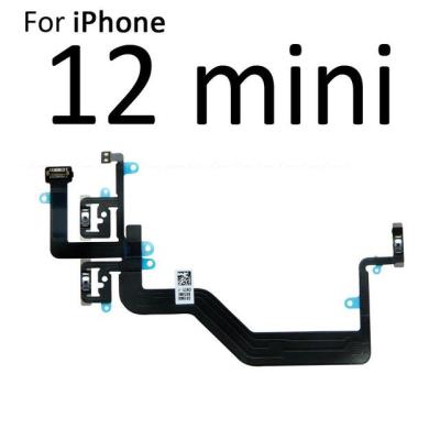 ริบบิ้นปุ่มพาวเวอร์สวิตช์ปิดเสียงสำหรับ Iphone 13 12 Mini 12 12 11 Pro Max Volume On สายเคเบิลควบคุมดิ้น