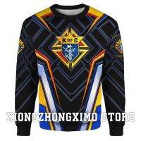 [In stock] 2023 design  Knights Of Columbus 3D Clothings Custom Council Number And Your Name Mens Long Sleeves Shirt，Contact the seller for personalized customization of the name