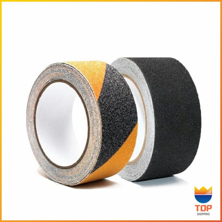 top-เทปตีเส้น-เทปตีเส้นพื้น-เทปกั้นเขต-5cm-5m-pvc-tape