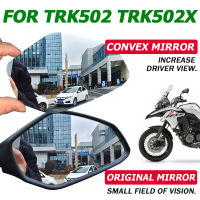 Untuk Benelli TRK502X TRK502 TRK 502 X TRK 502X Aksesori Motosikal กระจกนูน Meningkatkan วิสัยทัศน์กระจกกระจก