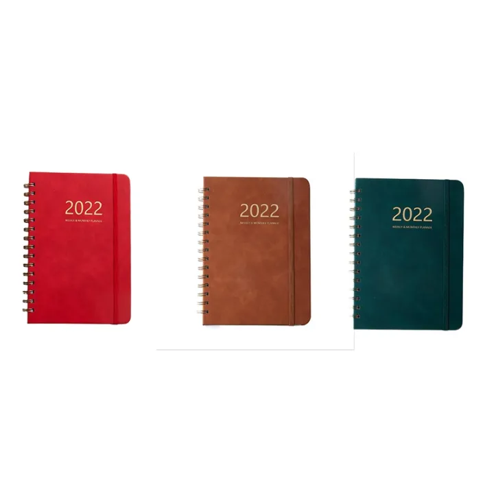 weekly-plan-book-full-english-schedule-book-pu-leather-notebook-2022