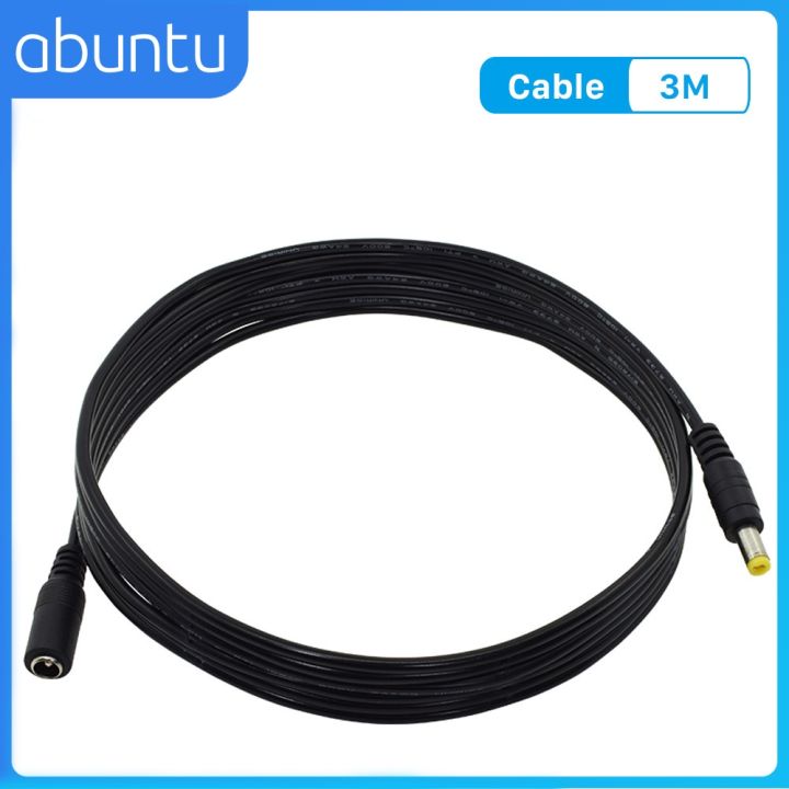 abuntu-1pc-dc-12-2a-power-extension-cable-3-meter-10ft-jack-socket-to-5-5mmx2-1mm-male-plug-for-wifi-camera-extension-cord