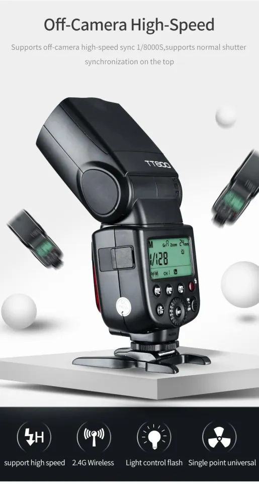 Godox TT600 TT600S 2.4G Wireless GN60 Master/Slave Camera