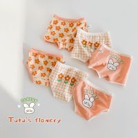 (TER)3pcs/lot Girls Cotton Underwear Kids Large Size Boxer Briefs Teenager Plus Size Underwear Children Triangle Flat Angle Panties