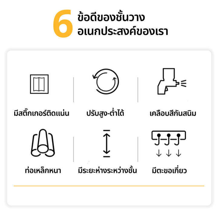 ชั้นเก็บของในห้องน้ำ-ชั้นวางของ-ชั้นวางอเนกประสงค์-ชั้นวางของคร่อมชักโครก