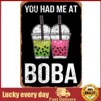 Wanghuilishop Retro ป้ายโลหะดีบุก Vintage Plaque โปสเตอร์-You Hate Me At Boba Tea Bu - Perfect For Home Kitchen Bar Coffee Shop And Farmhouse Decor