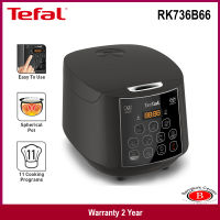 TEFAL หม้อหุงข้าวดิจิตอล รุ่น RK736B66 Rice cooker ขนาด 1.8 ลิตร กำลังไฟ 750 วัตต์ ประกันศูนย์ 2 ปี