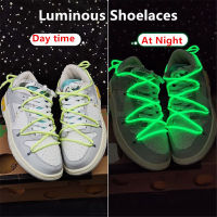 1 คู่รอบ Luminous Shoelaces สีฟ้าสีชมพูสีขาวรองเท้าผ้าใบคุณภาพสูงรองเท้า Laces Glow In The Dark เชือกผูกรองเท้าอุปกรณ์เสริม-fgludnfmsf