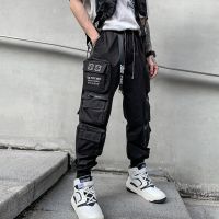 【CC】✧  2022 Techwear Pockets Pants Man Punk Hip Hop Joggers Streetwear