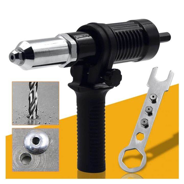 Electric Riveter Drill Rivet Machine Electric Rivet Nut Riveting Tool ...