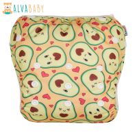 Alvababy Swimming Diaper For Baby 0-3 Years Old Mesh Cloth Inner Swim Nappy Big Size Reusable Breathable Swimming Pants