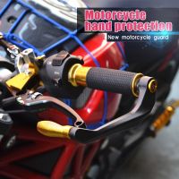 แฮนด์มอเตอร์ไซค์อะลูมิเนียมป้องกันมือสำหรับ Bmw R1200r Kawasaki Zx9r Gsx S 750 Suzuki Gixxer Ktm Duke 390