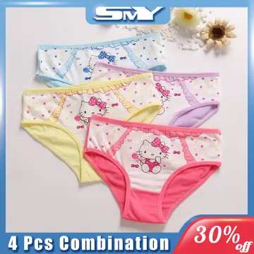 3 Pcs/lot Cotton Girls Underwear Casual Children's Breathable