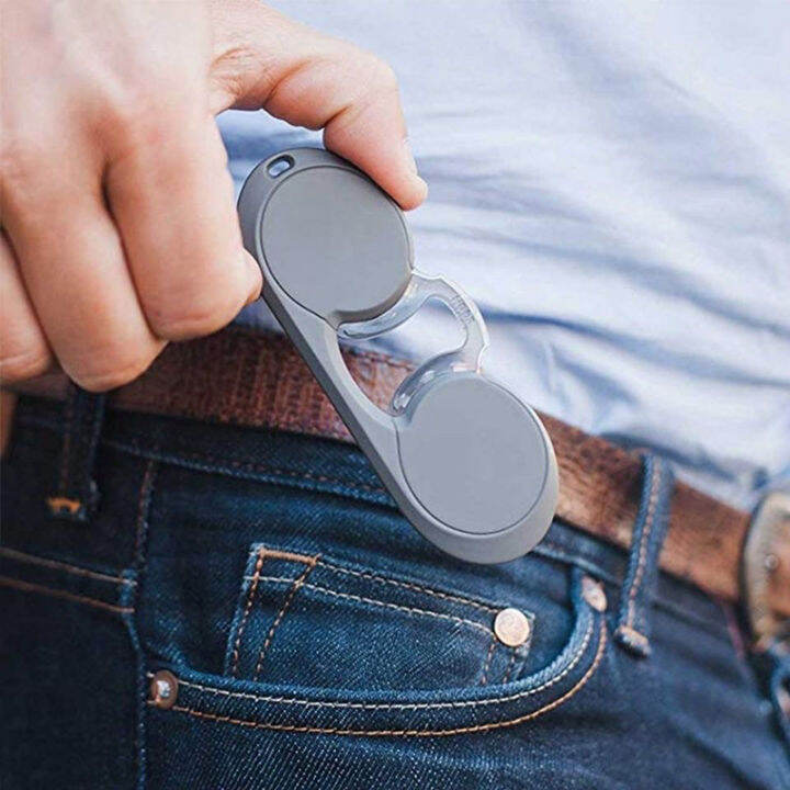 Silicone Nose Clip Reading Glasses Mini Nose Glasses Men Portable