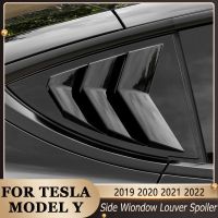 Side Window Spoiler Car Body Shades Rear Triangle Window Blinds Modification Essories For Tesla Model Y 2019 2020 2021 2022