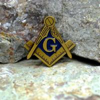 【Thriving】 Masonic Lapel Pins Badge Freemason B25สมาชิก Badge Retro