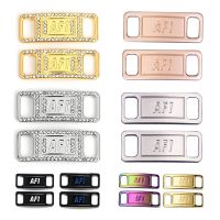 2 Pcs AF1 Shoelaces buckle Shoelace Buckle Metal Shoelaces Accessories Metal Lace Lock DIY Sneaker Kits Metal Lace Buckle