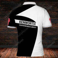 Kenworth nd Mens Polo Shirt Hip-hop Harajuku Oversized T-shirt 3D Anime Mens Shirt High-quality Casual Short-sleeved Shirt