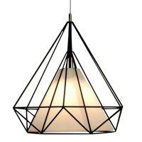 Pendant Modern Light Black Chandelier Iron Cage Hanging Vintage Led Lamp E27 Loft Industrial Chandelier Dining Room Restaurant Bar Counter