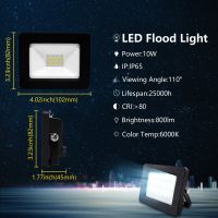 Led Floodlight Induction Style 10w 30w 50w 100w Motion Sensor Ip65 Cold White Light 6000k Human Body Induction Water Proof Lamp