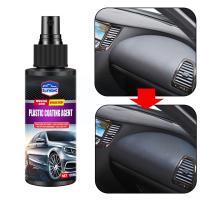 Plastic Renovator for Car Interior Spare Parts Seat Leather Liquid Wax Polish Plastic Restore Cleaner Spray Accessories T2L3 Upholstery Care