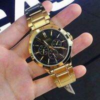 นาฬิกา Casio รุ่น MTP-V300G-1A นาฬิกาผู้ชายสายแสตนเลสสีทอง หน้าปัดดำ ของแท้ 100% รับประกันสินค้า 1 ปี