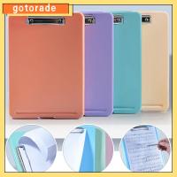 GOTORADE A4 คลิปบอร์ดเก็บของ ทนทานสำหรับงานหนัก การจัดเก็บข้อมูล กล่องเคสคลิปบอร์ด ใช้งานได้จริง มัลติฟังก์ชั่ บอร์ดคลิปพยาบาล เครื่องใช้ในสำนักงาน